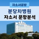 판교성모내과 | [간호사 채용] 2026년 차의과대학 분당차병원 신규간호사 자소서 문항분석(~25.7.17)