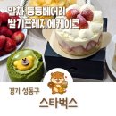 카페둥둥 - 파주시 검산로519번길 6-20 | 스타벅스 딸기프레지에 케이크, 말차 롤케이크 둥둥베어리 사이즈 후기