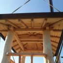 고창군공음면평촌보건진료소 | 전북 고창군 공음면 평촌보건진료소 앞 - 마루크기 3m x2m(1.8평형) 아연강판기와지붕원두막 제작 배송...