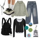 레드플라워(RED FLOWER) | 아직 그늘은 쌀쌀한 계절, 겉옷 추천/카디건, 바람막이 코디/안유진, 강민경 스타일