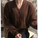 어나더랭귀지 twist lambswool cardigan 이미지