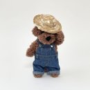 멍's 톡톡 | 부시시스튜디오_팀누룽지 이벤트 당첨 후기_벼리의 멜빵바지와 밀짚모자, 벼리 끝내준다🌾⭐️