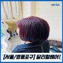 신길역염색맛집[달리함헤어]방문후기/여자레드브라운염색후기/태슬컷염색후기!/영등포태슬컷염색후기!