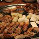 고기 굽는 남자 이미지