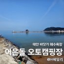 태안 캠핑장 바닷가 해루질 갯벌체험 어은돌 오토캠핑장