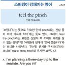 feel the pinch 이미지