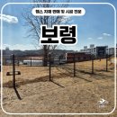 주주애견 | 보령휀스 - 애견카페 공간분리와 사유지 경계표시 시공 후기