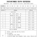 2025아가페컵 축구선교대회 [장년부] 경기 대진일정 안내(수정본) 이미지