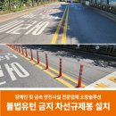 봉황초어린이보호구역 | 어린이보호구역 내 도로 중앙선 차선규제봉 설치