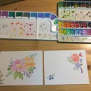 물빛 수채화 화실 | &lt;1기&gt; 4월 기초 수채화 초급반 1기 1주차 후기입니다 /세종시 성인 취미 미술