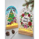 원목 트리 led무드등 이미지