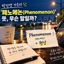 박진영 가수의 ‘페노메논(Phenomenon)’ 뜻, 무슨 말일까? 이미지