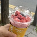 컴포즈커피천안두정 | [내돈내산] 컴포즈커피 신메뉴 컵빙수! 연유수박팥빙 후기 & 칼로리 당류 정보