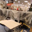 중화동-103 | 매장 탈의실 바닥판 제작설치와 유리필름작업 시공 후기