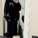 블랙스케치 | 블랙 후드집업 코디 추천 | 로제프란츠 스케치리본후드집업 박시핏 후기