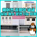 에어컨 곰팡이 냄새 삼성 청소 운전기능 이용