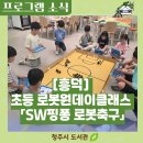 [흥덕] 청주흥덕도서관에서 열린 작은 월드컵, 'SW핑퐁 로봇축구' 운영 후기
