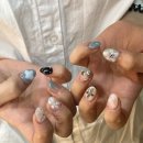 네일시오(Nail seio) | 삼성동 네일, 시오네일에서 물어뜯는 손 전체 연장 후 아트까지 받고 온 후기