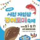 서천 자연산 광어·도미 축제 5월 1~17일 개최, 마량진항서 해산물 체험 풍성 이미지