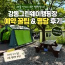 강동그린웨이 캠핑장 예약 꿀팁｜이팝나무 7번 후기