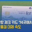 군산사랑 체크 카드 74곳에서 발급…종이상품권 대체 속도 이미지