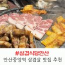 중앙 리베로 오피스텔 | 삼겹식당 안산중앙역점 삽겹살 대패삼겹살 쫀득살 후기