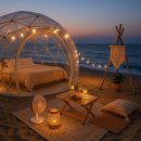 처음 만나는 마크라메 | 🌊 속초 무인 감성 바다 글램핑, 실제 리뷰 &amp; 캠핑 준비물 추천