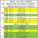 2021 울산유스팀 통합경기일정 이미지