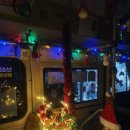 울산 시내버스 기사님이 시내버스를 크리스마스트리처럼 이쁘게 꾸몄다는 버스 이미지
