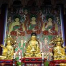 영월 보덕사 목조아미타삼존불좌상 이미지