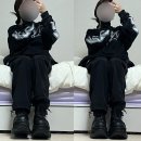 홍대 락샵 데모니아 넵튠 퀵버클 지그재그 스트랩 플랫폼 앵클부츠