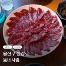 동네사람 | 용산 용리단길 야장있는 '동네사람' 뭉티기 후기