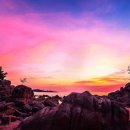 바다노을 이미지