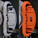 오렌지타이어 | 인천 부평 캘리퍼도색 BMW 7시리즈 캘리퍼도색 오렌지 작업후기