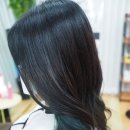강서구청미용실 초록색 시크릿투톤 도전 헤어살롱 비오비 가양역점