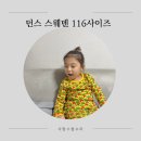 116 | 던스 5세 116사이즈 후기(남매룩 추천)