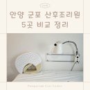 (주)로얄제이에스 | 안양 군포 산후조리원 5곳 가격 서비스 비교 정리