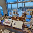 (주)나무그림엔터테인먼트 | 춘천성인미술 초보도 따라가기 좋았던 목탄화 자작나무 수업 후기