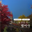 범어사매표소 계단 아래 | 부산 11월 가을단풍명소 범어사 단풍여행, 커플 후기