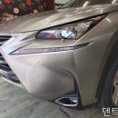 고양시 일산 자동차 판금 도장 - 주엽동 렉서스 NX200t 찌그러진 긁힌 문 판금 도색 복원 수리 이미지