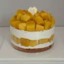 꿀달콤한노래연습장 | 마곡망고케이크 프레베리 과일케이크 맛집 재이용 후기❤️