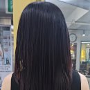 헤나 염색 모발에서 복구매직 후 복구매직 클리닉 시술 이미지