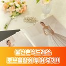 울산본식드레스 투어 후기, 마음에 쏙 드는 드레스 초이스한 후기