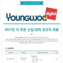 영우디지탈 채용/ 영우디지탈 2017년 각 부문 별 신입, 경력 채용(~02/28) 이미지