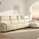 퍼니버튼 | 거실이 영화관으로｜퍼니챗 카라 4인용 비건 모션 리클라이너 가성비 후기