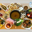 바담샤브칼국수삽교 | 을왕리맛집 바담칼국수 해물 샤브와 새우파전 푸짐한 후기