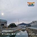 청벽대교 요트장 공중화장실 | [2021코리아둘레길원정대_1일차] 아빠랑 딸, 여수 '남파랑길 55코스'을 걷다, 두루누비 어플 따라가기 기능