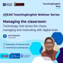 ASEAN Teaching English Free webinar : 25 February 2026 이미지