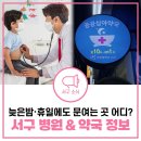 루원참조은약국 | [2026 설 꿀팁] 늦은 밤 휴일 문 여는 병원 &amp; 약국 어디? | 서구 달빛어린이병원 공공심야약국 운영정보