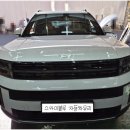 P6030 | 돌빵 자국이 생겨서 2024 현대 싼타페(MX5) 렌트카 자동차 앞유리 HUD 순정품으로 교환